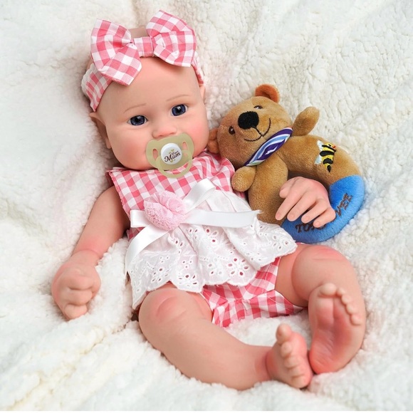 Reborn Baby Dolls Silicone Full Body -16 Inch 5.73lb - Picture 5 of 8